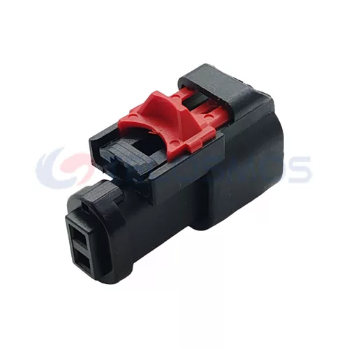 2-Pin Female 15419715 Waterproof Wire Harness Car Fuel Spray Nozzle Plug with ABS and Nylon Housing Copper Contact... - image 2